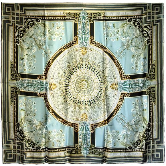 Accessories - NWT Genuine 100% Mulberry Silk Satin Scarf 41"x41" Large Square Shawl 5945